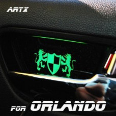ARTX LUXURY LED INSIDE DOOR CATCH PLATES CHEVROLET ORLANDO 2011-13 ARTX LUXURY LED INSIDE DOOR CATCH PLATES CHEVROLET ORLANDO 2011-13