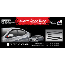AUTOCLOVER SMOKED DOOR VISOR SET HYUNDAI AVANTE ELANTRA 2010-15 AUTOCLOVER SMOKED DOOR VISOR SET HYUNDAI AVANTE ELANTRA 2010-15