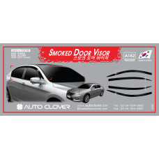 AUTOCLOVER SMOKED DOOR VISOR SET FOR HONDA ACCORD 2012-15 AUTOCLOVER SMOKED DOOR VISOR SET FOR HONDA ACCORD 2012-15