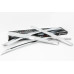 AUTOCLOVER CHROME DOOR VISOR SET FOR CHEVROLET CAPTIVA 2011-15