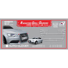 AUTOCLOVER RADIATOR GRILL GARNISH SET FOR AUDI A6 2011-15 AUTOCLOVER RADIATOR GRILL GARNISH SET FOR AUDI A6 2011-15