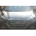 AUTOCLOVER CHROME HOOD GUARD SET FOR TUCSON IX35 2009-15