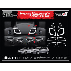 AUTOCLOVER INTERIOR MOLDING KIT HYUNDAI ACCENT SOLARIS 2011-15 AUTOCLOVER INTERIOR MOLDING KIT HYUNDAI ACCENT SOLARIS 2011-15