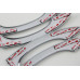 AUTOCLOVER DOOR HANDLE MOLDING SET FOR AUDI A6 2011-15