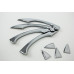 AUTOCLOVER DOOR HANDLE MOLDING SET FOR AUDI A6 2011-15