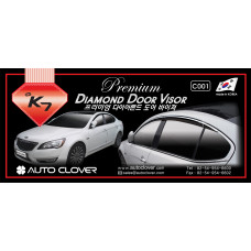 AUTOCLOVER PREMIUM DIAMOND DOOR VISOR SET FOR KIA K7 2009-15 AUTOCLOVER PREMIUM DIAMOND DOOR VISOR SET FOR KIA K7 2009-15