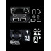 AUTOCLOVER INTERIOR MOLDING KIT SET FOR KIA PICANTO 2011-14