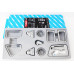 AUTOCLOVER INTERIOR MOLDING KIT SET FOR KIA PICANTO 2011-14