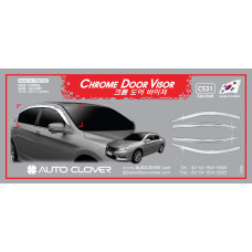 AUTOCLOVER CHROME DOOR VISOR SET FOR HONDA ACCORD 2012-15 AUTOCLOVER CHROME DOOR VISOR SET FOR HONDA ACCORD 2012-15