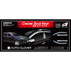 AUTOCLOVER CHROME DOOR VISOR FOR KIA SORENTO R 2012-13 AUTOCLOVER CHROME DOOR VISOR FOR KIA SORENTO R 2012-13