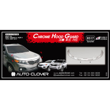 AUTOCLOVER CHROME HOOD GUARD FOR KIA SORENTO R 2012-13