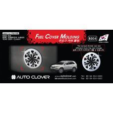 AUTOCLOVER FUEL COVER MOLDING FOR KIA SORENTO R 2012-13 AUTOCLOVER FUEL COVER MOLDING FOR KIA SORENTO R 2012-13