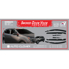 AUTOCLOVER SMOKED DOOR VISOR SET FOR TOYOTA RAV4 2013-15 AUTOCLOVER SMOKED DOOR VISOR SET FOR TOYOTA RAV4 2013-15