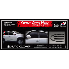 AUTOCLOVER SMOKED DOOR VISOR FOR KIA SORENTO R 2012-13 AUTOCLOVER SMOKED DOOR VISOR FOR KIA SORENTO R 2012-13