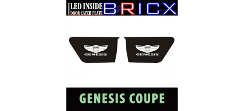 BRICX HYUNDAI GENESIS VELOSTER LED INSIDE DOOR CATCH PLATES SET BRICX HYUNDAI GENESIS VELOSTER LED INSIDE DOOR CATCH PLATES SET
