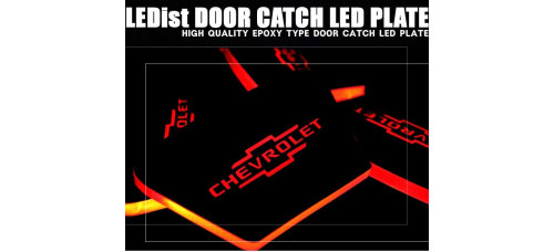 LEDIST CHEVROLET-LED INSIDE DOOR CATCH PLATES LEDIST CHEVROLET-LED INSIDE DOOR CATCH PLATES