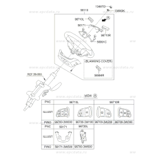 BODY STEERING WHEEL FOR SPORTAGE R 2010-13 BODY STEERING WHEEL FOR SPORTAGE R 2010-13