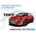 TUIX 17" DARK GRAY ALLOY WHEELS HYUNDAI ELANTRA AVANTE 2015-17