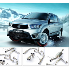 A.JUN TUNING DUAL MUFFLER KIT SSANGYONG KORANDO ACTYON 2012-16 A.JUN TUNING DUAL MUFFLER KIT SSANGYONG KORANDO ACTYON 2012-16