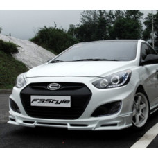 F3STYLE FRONT AND SIDE BODY KIT FOR HYUNDAI ACCENT 2010-13