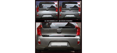 ONZIGOO REAR DOOR MIDDLE SPOILER KIT FOR KIA MORNING 2010-15