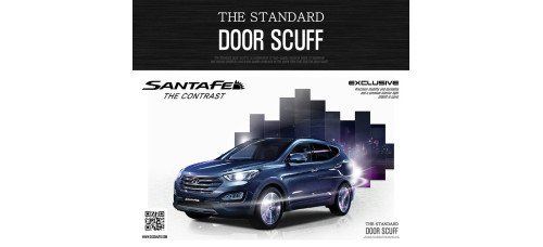 DXSOAUTO DOORs SILL SCUFF PLATES HYUNDAI SANTA FE DM 2012-15