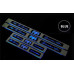 ARTX-CHROME LED DOOR SILL SCUFF PLATES KIA FORTE / CERATO 2008-13