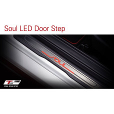 TUON NEW LED DOORSTEP PLATE SET FOR KIA SOUL 2012-17 TUON NEW LED DOORSTEP PLATE SET FOR KIA SOUL 2012-17