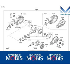 50-501 REAR DIFFERENTIAL HYUNDAI GENESIS G70 2017-20 50-501 REAR DIFFERENTIAL HYUNDAI GENESIS G70 2017-20