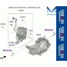 50-501 REAR DIFFERENTIAL HYUNDAI GV80 2020-25 50-501 REAR DIFFERENTIAL HYUNDAI GV80 2020-25