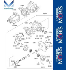 50-501 REAR DIFFERENTIAL ASSEMBLY HYUNDAI IX55 2006-15 50-501 REAR DIFFERENTIAL ASSEMBLY HYUNDAI IX55 2006-15