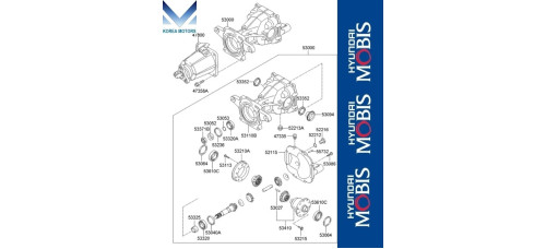 50-501 REAR DIFFERENTIAL ASSEMBLY HYUNDAI IX55 2006-15 50-501 REAR DIFFERENTIAL ASSEMBLY HYUNDAI IX55 2006-15