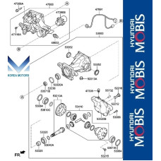 50-501 REAR DIFFERENTIAL HYUNDAI PALISADE 2018-22 50-501 REAR DIFFERENTIAL HYUNDAI PALISADE 2018-22
