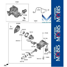 50-501 ZADNIY DIFFERENTIAL HYUNDAI SANTA FE MX5 2023-25 50-501 ZADNIY DIFFERENTIAL HYUNDAI SANTA FE MX5 2023-25