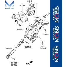MOBIS STEERING COLUMN AND SHAFT SET FOR HYUNDAI SONATA 2009-14 MOBIS STEERING COLUMN AND SHAFT SET FOR HYUNDAI SONATA 2009-14