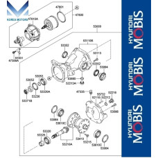 50-501 ZADNIY DIFFERENTIAL HYUNDAI TUCSON 2004-09 50-501 ZADNIY DIFFERENTIAL HYUNDAI TUCSON 2004-09
