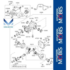 50-501 ZADNIY DIFFERENTIAL HYUNDAI TUCSON 2013-15 50-501 ZADNIY DIFFERENTIAL HYUNDAI TUCSON 2013-15