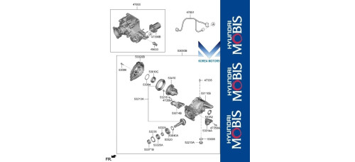 50-501 ZADNIY DIFFERENTIAL HYUNDAI TACSON 2020-23 50-501 ZADNIY DIFFERENTIAL HYUNDAI TACSON 2020-23