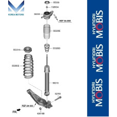 MOBIS ZADNIE AMMORTIZATORY HYUNDAI TUCSON NX4 2020-23