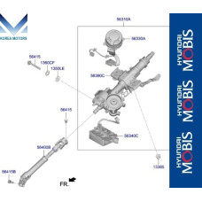 MOBIS STEERING COLUMN AND SHAFT SET FOR HYUNDAI VELOSTER 2018-21 MOBIS STEERING COLUMN AND SHAFT SET FOR HYUNDAI VELOSTER 2018-21