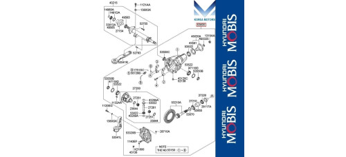 50-510 FRONT AXLY DIFFERENTIAL KIA MOHAVE 2019-25 50-510 FRONT AXLY DIFFERENTIAL KIA MOHAVE 2019-25