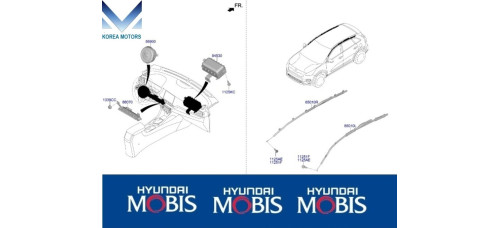 AIR BAG MODULE PASSENGER FOR KIA NIRO EV 2022-24 AIR BAG MODULE PASSENGER FOR KIA NIRO EV 2022-24
