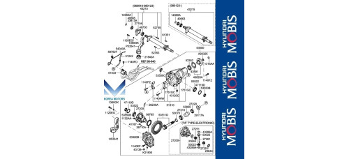 50-510 FRONT AXLY DIFFERENTIAL KIA SORENTO 2006-09 50-510 FRONT AXLY DIFFERENTIAL KIA SORENTO 2006-09
