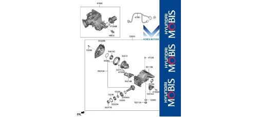 50-501 REAR DIFFERENTIAL KIA SORENTO MQ4 2020-25 50-501 REAR DIFFERENTIAL KIA SORENTO MQ4 2020-25