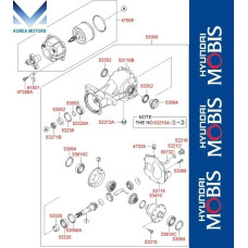 50-501 ZADNIY DIFFERENTIAL HYUNDAI SANTA FE CM 2009-12 50-501 ZADNIY DIFFERENTIAL HYUNDAI SANTA FE CM 2009-12