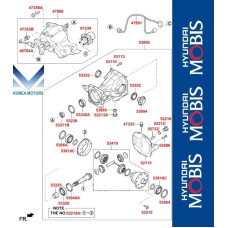 50-501 ZADNIY DIFFERENTIAL HYUNDAI SANTA FE 2015-18 50-501 ZADNIY DIFFERENTIAL HYUNDAI SANTA FE 2015-18