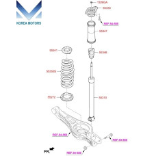 MOBIS REAR SHOCK ABSORBERS FOR HYUNDAI SONATA 2017-19