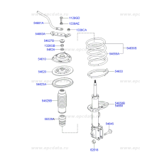 MOBIS NEW FRONT SHOCK ABSORBER FOR HYUNDAI TUCSON 2004-10