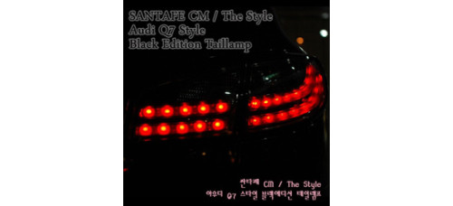 AUTOLAMP-AUDI Q7-STYLE LED TAILLIGHTS HYUNDAI SANTA FE CM 2006-12