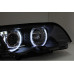 AUTOLAMP LED DUAL ANGEL PROJECTOR HEADLIGHTS BMW E46 4D 1998-01